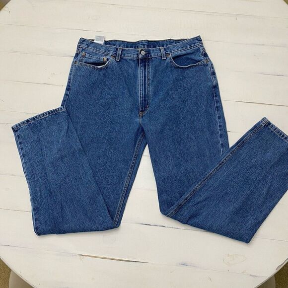 Levi's Men's 550 Medium Wash Red Tab Denim Jeans 36x34 S40196 - Picture 2 of 15